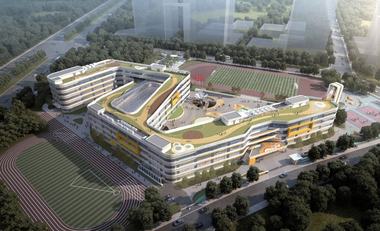 中建聯(lián)合海爾云谷配套學校（青島二中分校）項目：封頂大吉，未來可期(圖3)