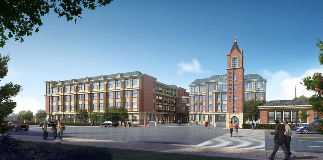 獻(xiàn)禮第38個(gè)教師節(jié)，中建聯(lián)合承建的新三屯小學(xué)綜合樓正式封頂(圖1)