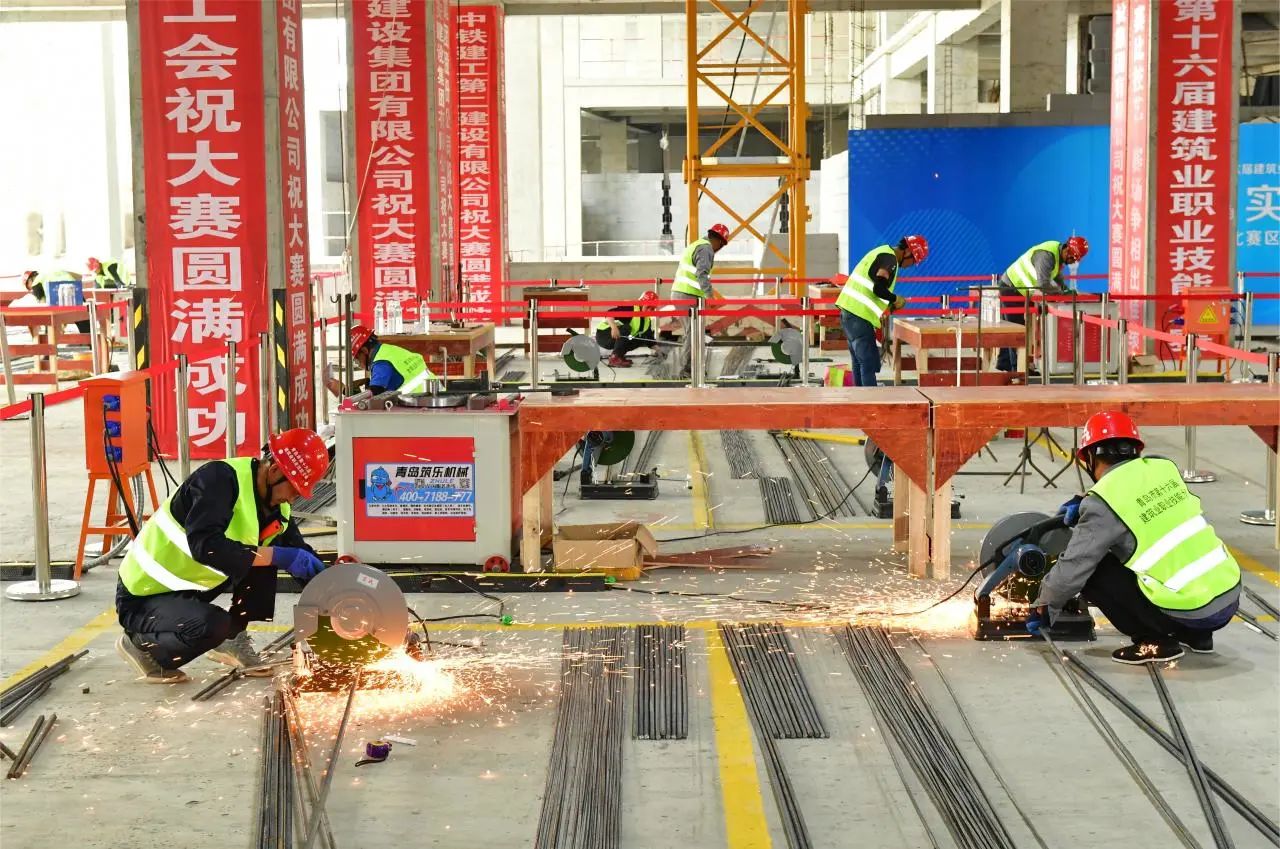 弘揚(yáng)工匠精神，助推中國創(chuàng)造|中建聯(lián)合協(xié)辦青島市第十六屆建筑業(yè)職業(yè)技能大賽(圖5)