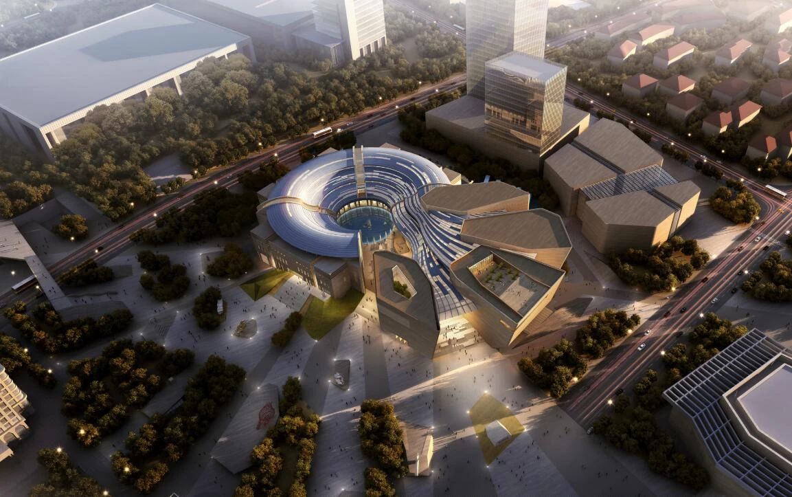 中建聯(lián)合|打造城市文化新空間，青島博物館擴(kuò)建工程正式開(kāi)工(圖6)